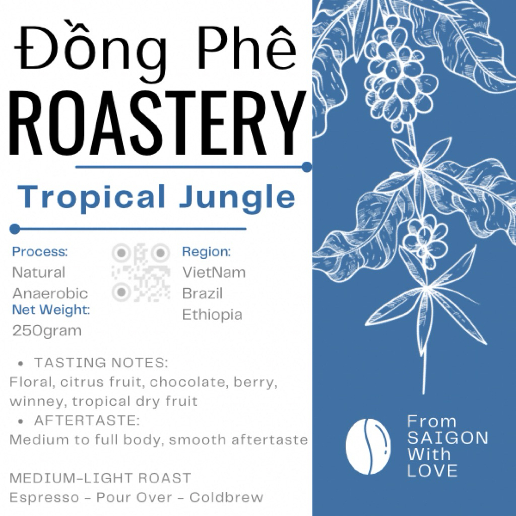 CÀ PHÊ TROPICAL JUNGLE – Signature Blend 250gram