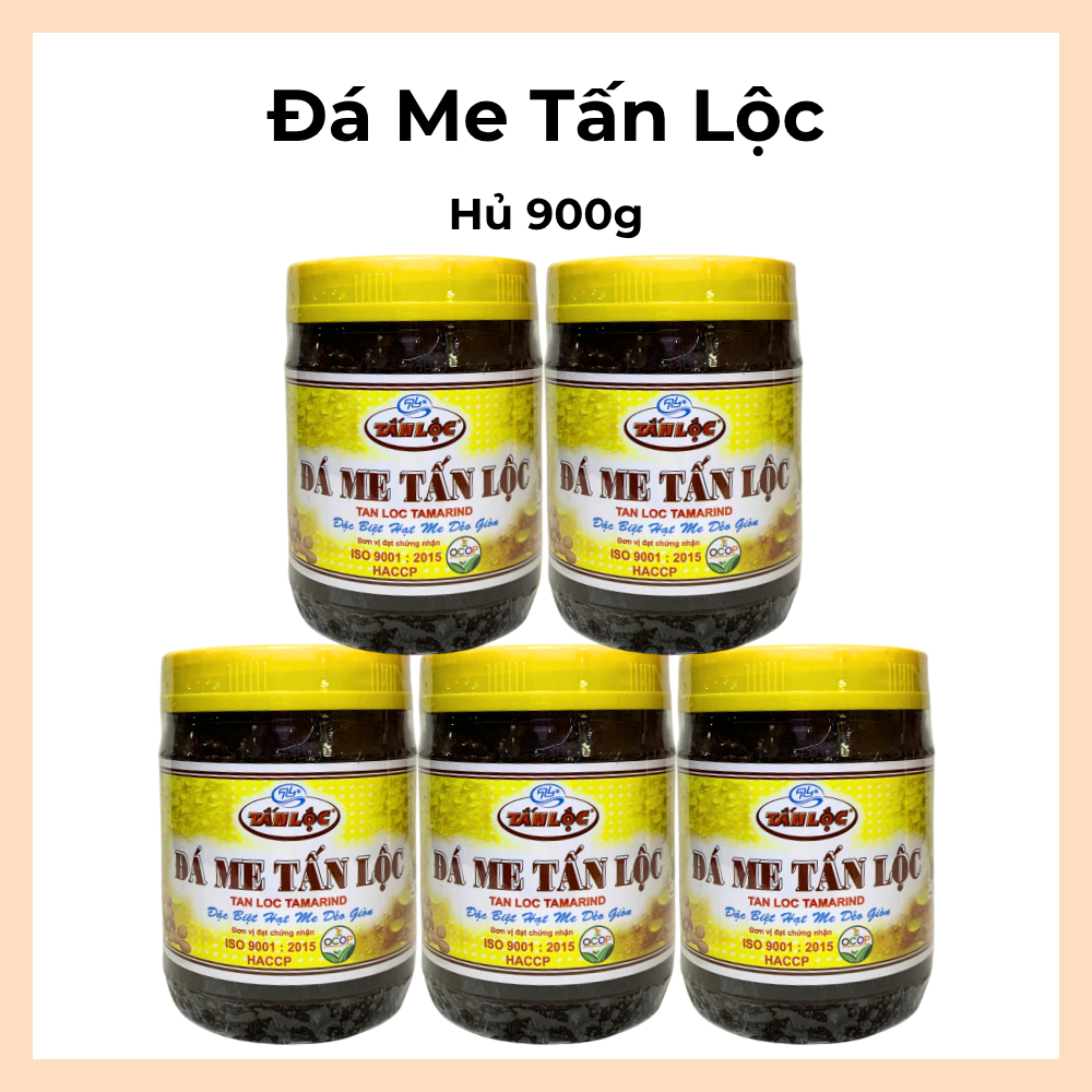 Đá Me Tấn Lộc, Hủ 900G - Date Mới