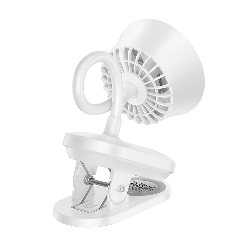 ( BẢO HÀNH 12 THÁNG) Quạt Kẹp Tích Hợp Đèn HOCO HX610 Cổ Dẻo, Quạt Tích Điện Có 3 Mức Gió 2 Mức Đèn | BigBuy360 - bigbuy360.vn