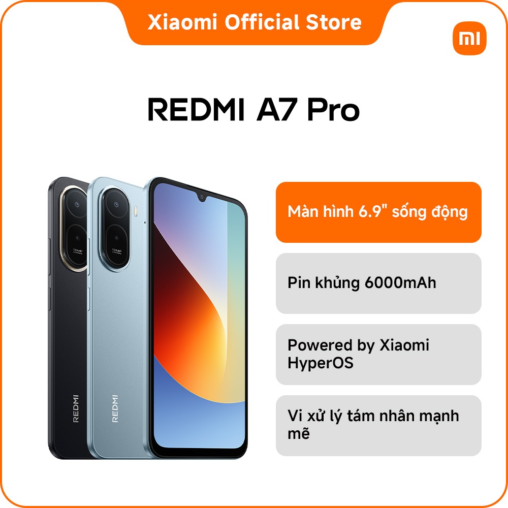 Điện thoại thông minh REDMI A7 Pro | Pin khủng 6000mAh| Màn hình 6.9" sống động | BigBuy360 - bigbuy360.vn