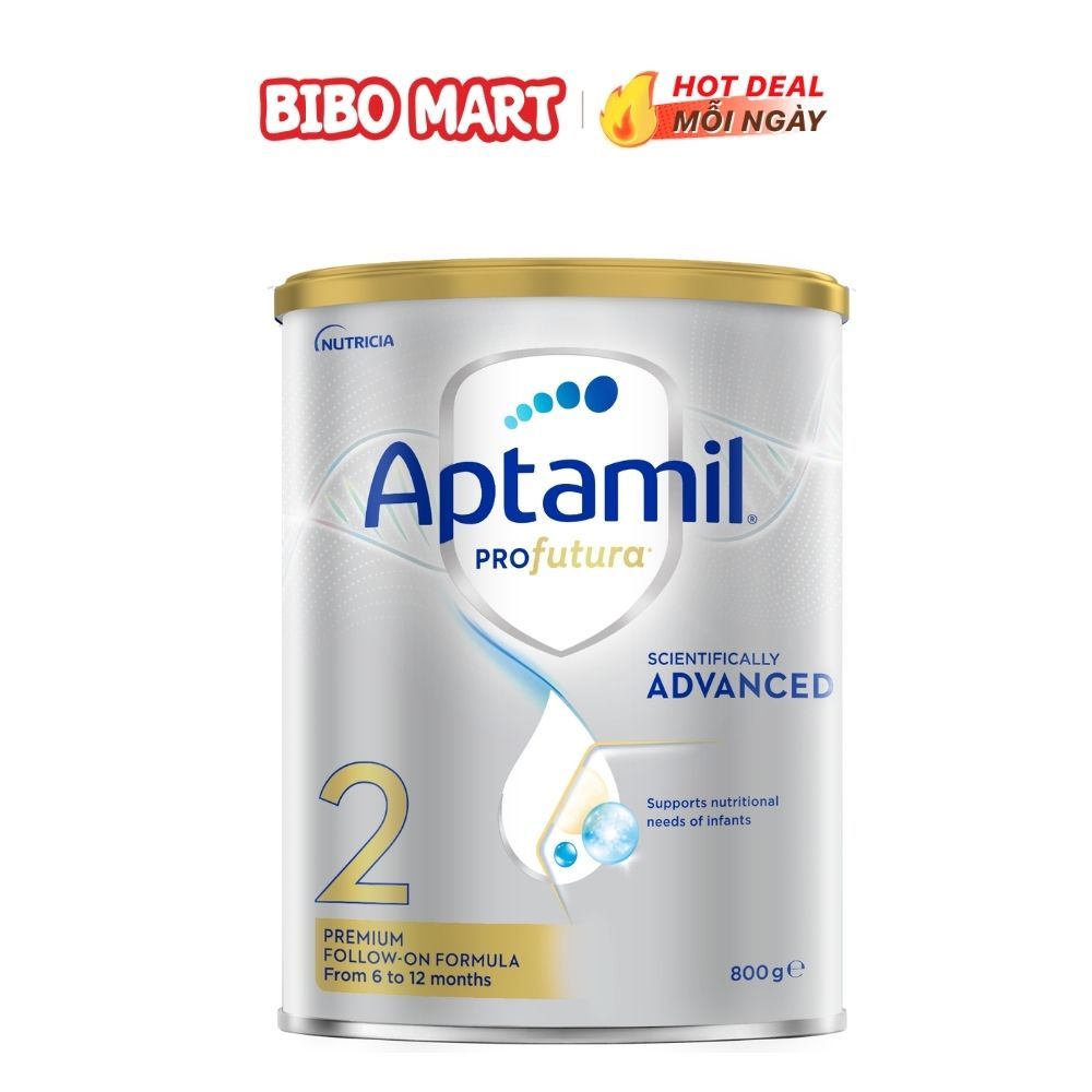Sữa công thức Aptamil Úc Profutura số 2 lon 800/900g cho bé - Bibomart