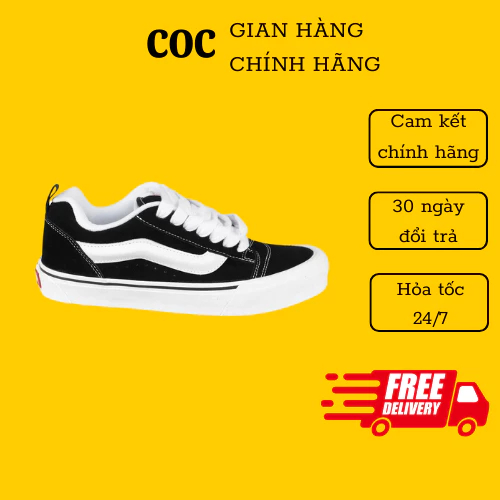 [ 𝙎𝘼𝙇𝙀 CHÍNH HÃNG ] Giày Vans Knu Skool. Giày Sneaker Vans Knu Skool Basic