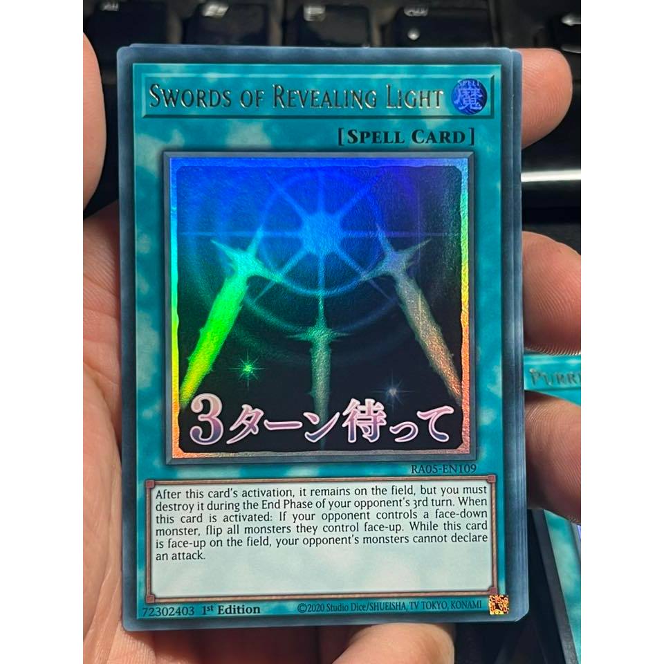 [KW2 Yugioh] [EN-UK] Thẻ RA05-EN109 Swords of Revealing Light - Stamp Artwork - Ultra Rare