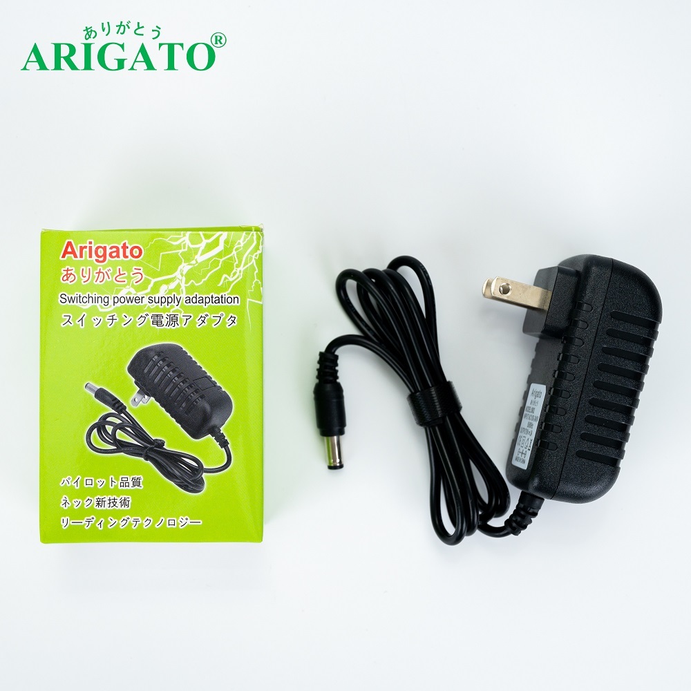 Nguồn Adapter 9V 0.6A/1A/2A Arigato, Acbell - Chân 5.5x2.5mm Cho Bộ Phát Wifi Tplink, Tenda, Modem