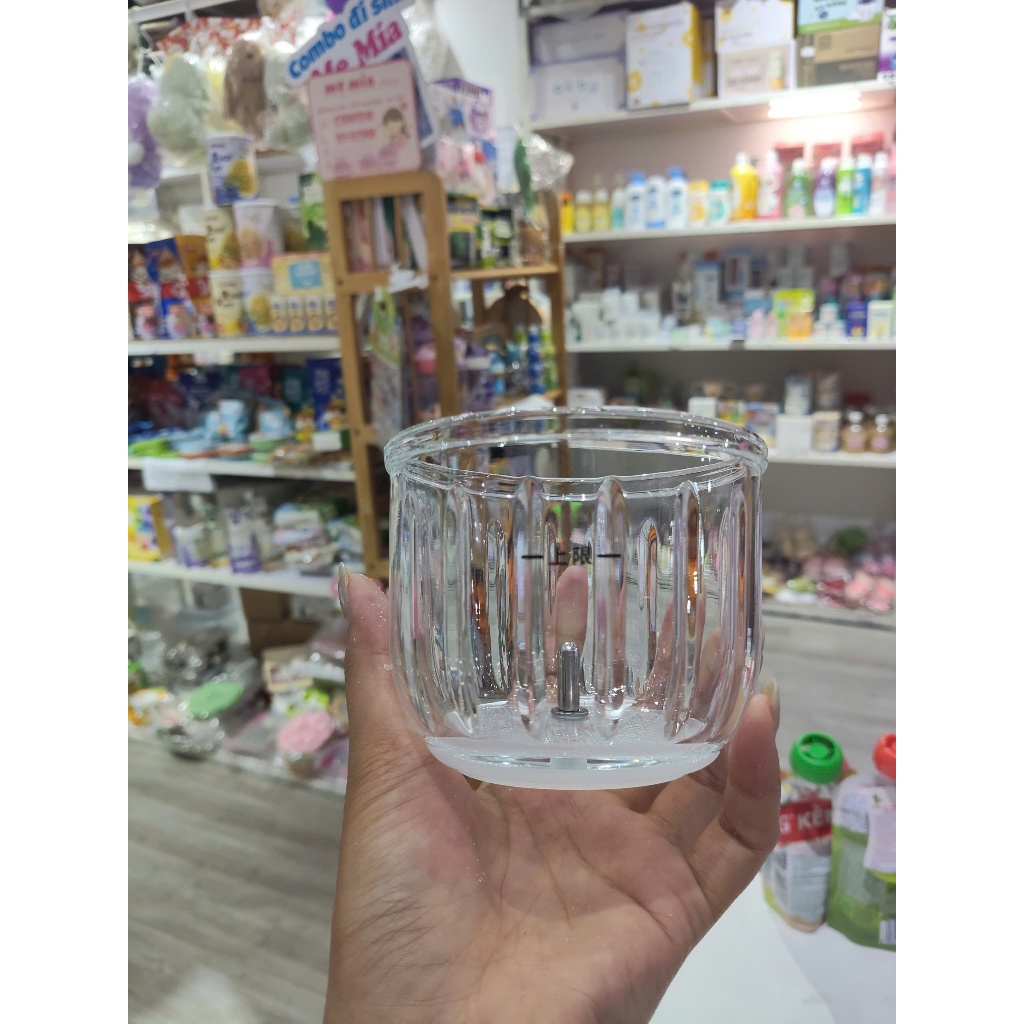 Cối thủy tinh máy xay Hattiecs 8 lưỡi