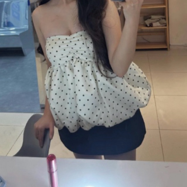 Pass áo Bí phồng cúp ngực size S