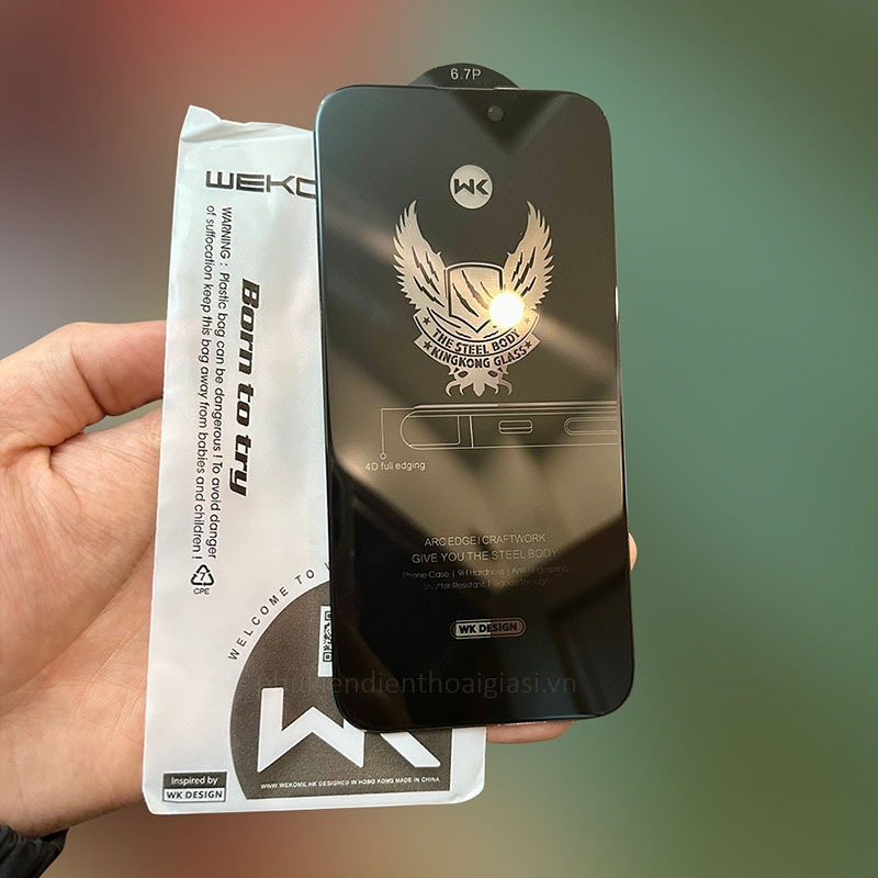 Kính cường lực chống nhìn trộm WK cho iphone 12PRM