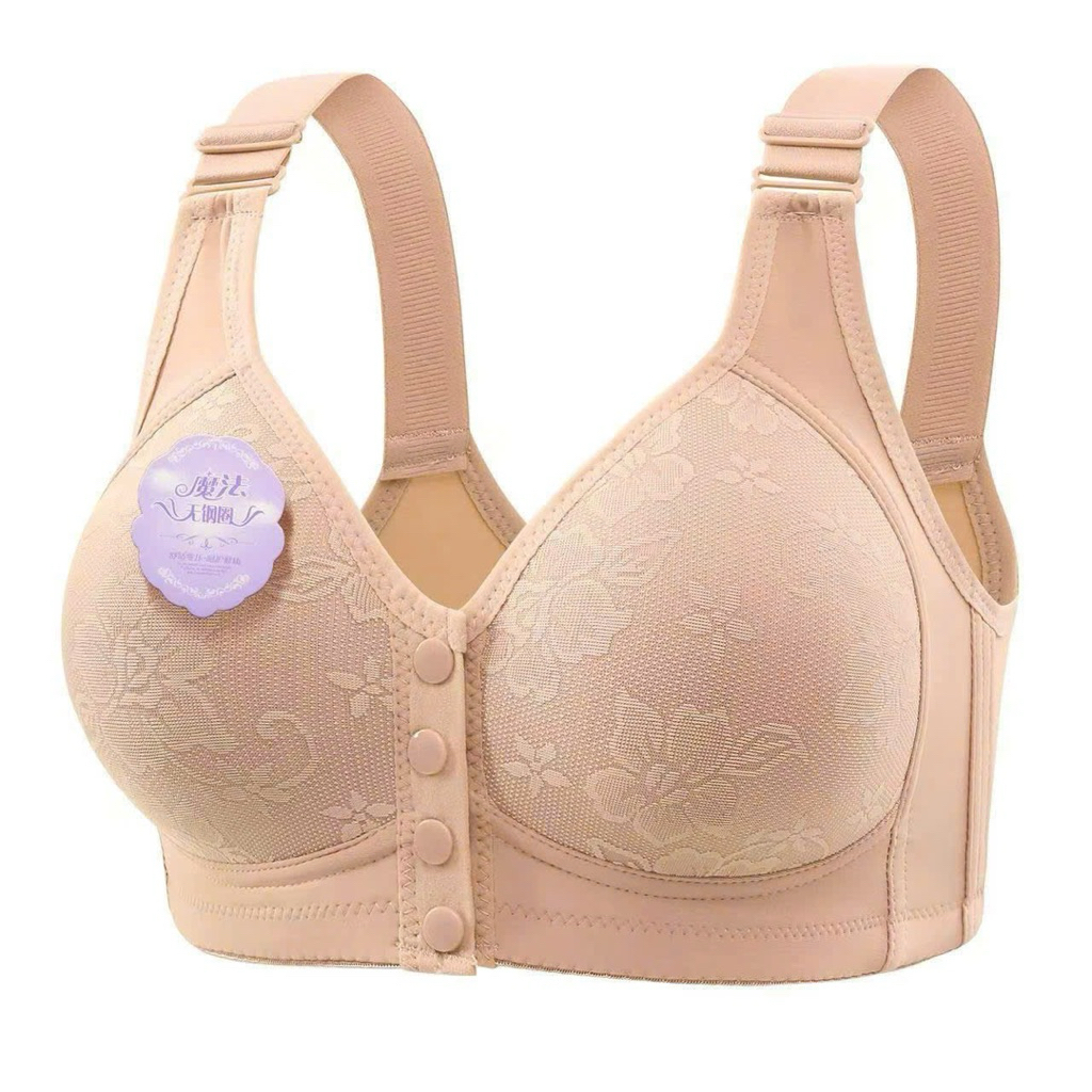 D98 áo lót big size mút  mỏng Ko gọng có khuy bấm  ngực