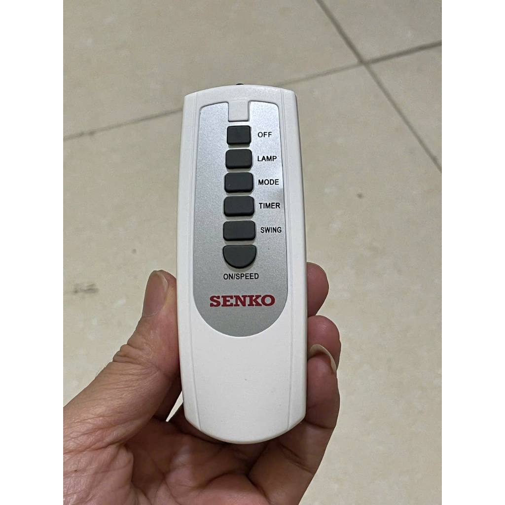 SENKO 2023 BH 3 THÁNG REMOTE QUẠT SENKO DR1608, TR1428, TR1628, TR828