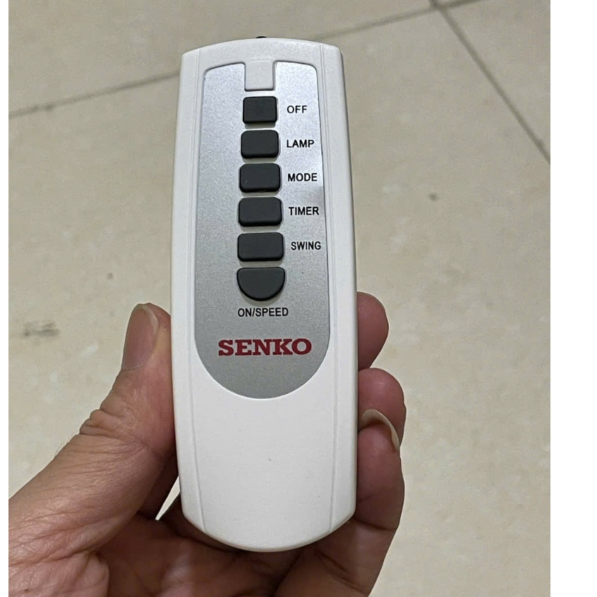 SENKO 2023 BH 3 THÁNG REMOTE QUẠT SENKO DR1608, TR1428, TR1628, TR828