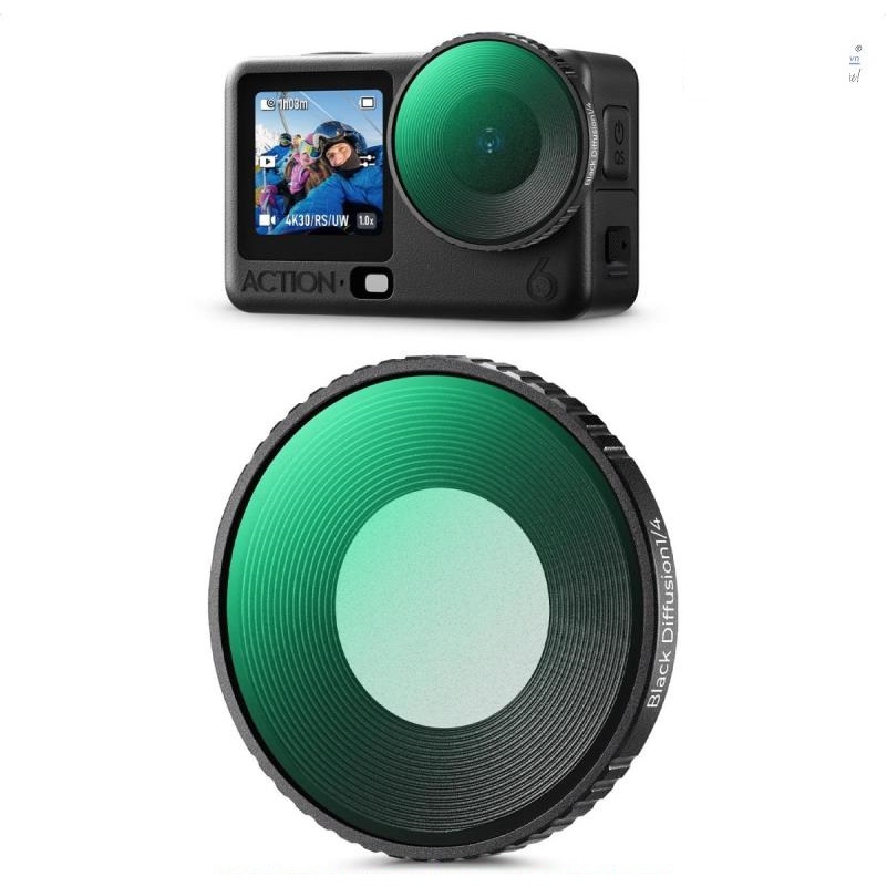 Kính Lọc Filter K&F concept Black-mist 1/4 for Osmo action 6 28-Multi-Layer Coatings ACG Japanese gl