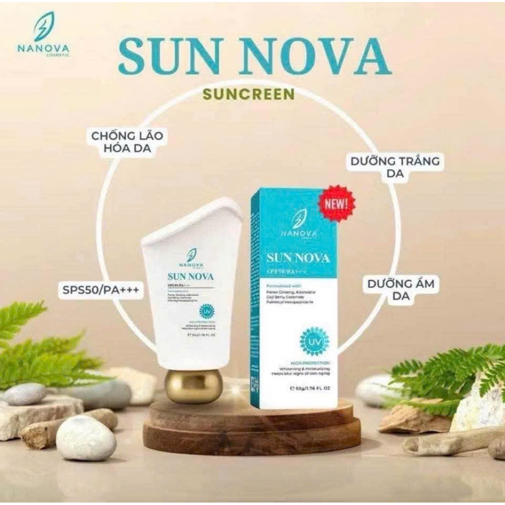 KEM CHỐNG NẮNG Sun Shirld Chính hãng NANOVA