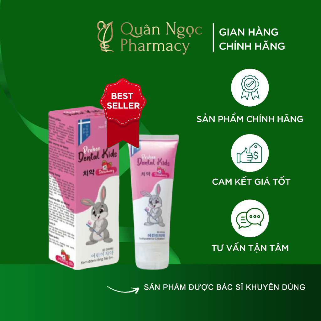 [CHÍNH HÃNG] Kem đánh răng Probee Dental kids