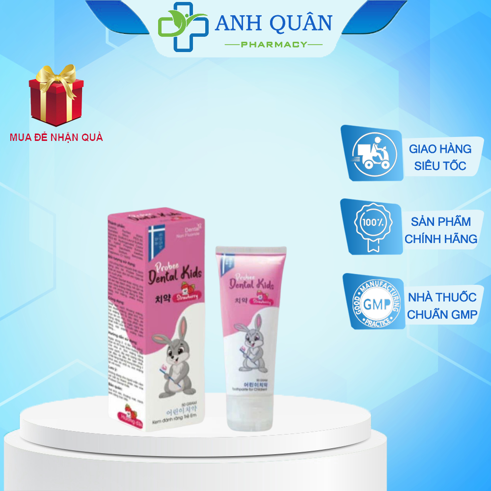 [CHÍNH HÃNG] Kem đánh răng Probee Dental kids (hàng chuẩn)