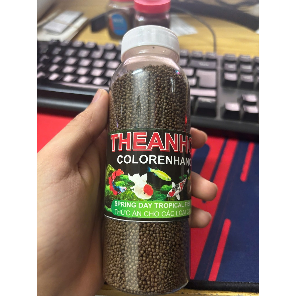 Cám cá THEANHCOI-Độ đạm 40%-Trọng lượng 150gram-Thức ăn cho cá