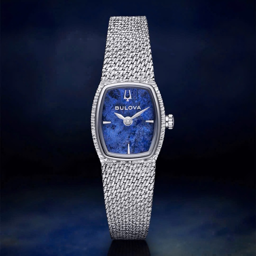 Đồng Hồ Nữ Bulova 96L343 Quartz Size 17 Blue Goddess of Time