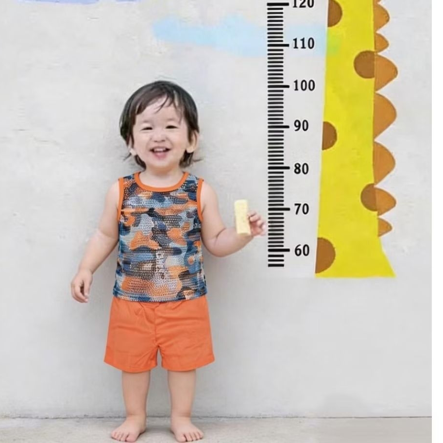 Đồ bộ lưới cho bé - Đồ bộ lưới 3 lỗ bé trai