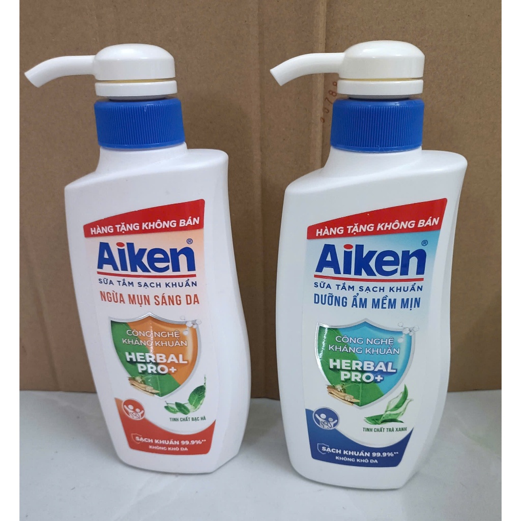 Sữa tắm sạch khuẩn cho gia đình Aiken 350g