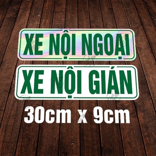 Decal xe nội ngoại trang trí ô tô hình dán vui decor xe tải chở hàng du lịch vận chuyển nội bộ nội gián nội trợ lội bộ