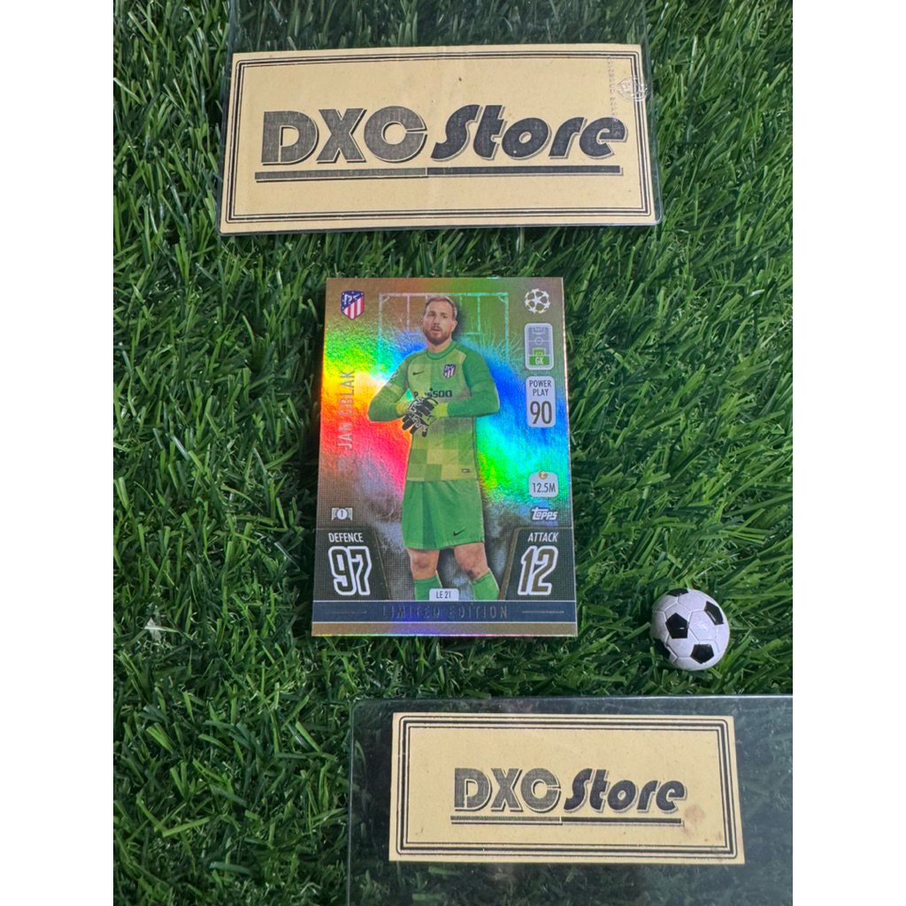 [ CHÍNH HÃNG ] - LIMITED EDITION - TOPPS MATCH ATTAX 2021 - JAN OBLAK (ATLETICO MADRID)