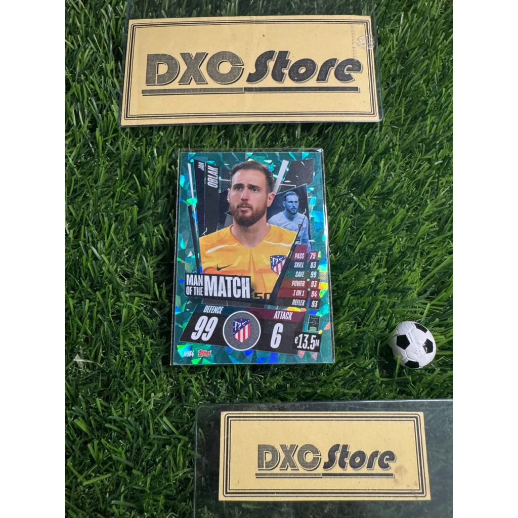 [ CHÍNH HÃNG ] - MAN OF THE MATCH - TOPPS MATCH ATTAX 2021 - JAN OBLAK (ATLETICO MADRID)
