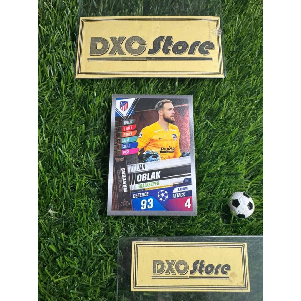 [ CHÍNH HÃNG ] - MASTERS - TOPPS MATCH ATTAX 101 2020 - JAN OBLAK (ATLETICO MADRID)