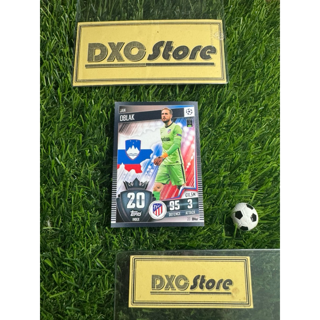 [ CHÍNH HÃNG ] - TOPPS MATCH ATTAX 101 2021 - JAN OBLAK (ATLETICO MADRID)
