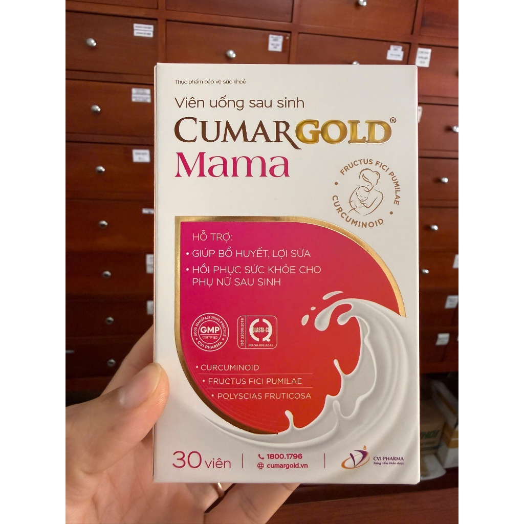 CumarGold Mama – Hỗ trợ chăm sóc sức khỏe sau sinh, hỗ trợ duy trì nguồn sữa |  Vĩnh An Đường