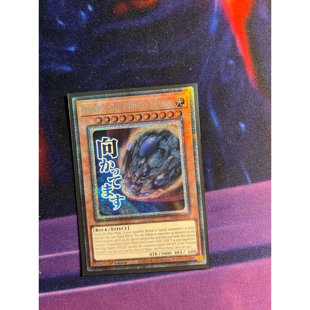 TGT Yugioh thẻ bài Yugioh chính hãng Nibiru, the Primal Being RA05-EN094 starlight