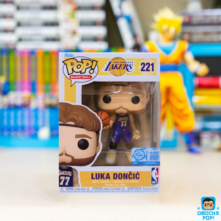 Mô Hình Chính Hãng Funko Pop Basketball NBA - Los Angelles Lakers : Luka Doncic #221 Tem QR Exclusiv