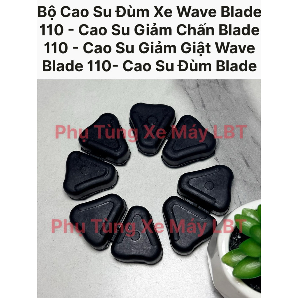 Bộ Cao Su Đùm Xe Wave Blade 110 - Cao Su Giảm Chấn Blade 110 - Cao Su Giảm Giật Wave Blade 110- Cao 