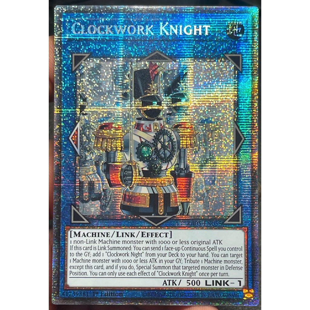 [KW2 Yugioh] [EN-UK] Thẻ RA05-EN058 Clockwork Knight - Starlight Rare