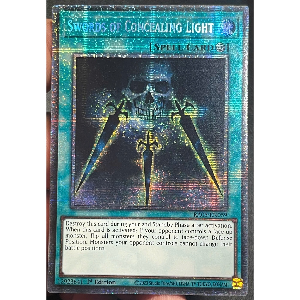 [KW2 Yugioh] [EN-UK] Thẻ RA05-EN059 Swords of Concealing Light - Starlight Rare