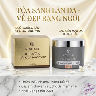 Kem dưỡng trắng da body Westcost ngọc trai