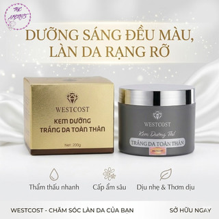 Kem dưỡng trắng da body Westcost ngọc trai