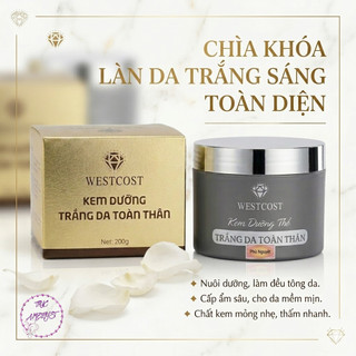 Kem dưỡng trắng da body Westcost ngọc trai