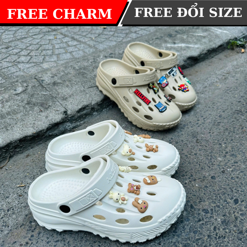 Dép Sục Bánh Mỳ Nam-Nữ Đúc Nguyên Khối NESTY NE75 (Hàng Việt Nam - Chất lượng cao)
