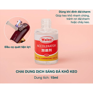 Keo dán waloc bê tông đính đá, gắn móng siêu bền