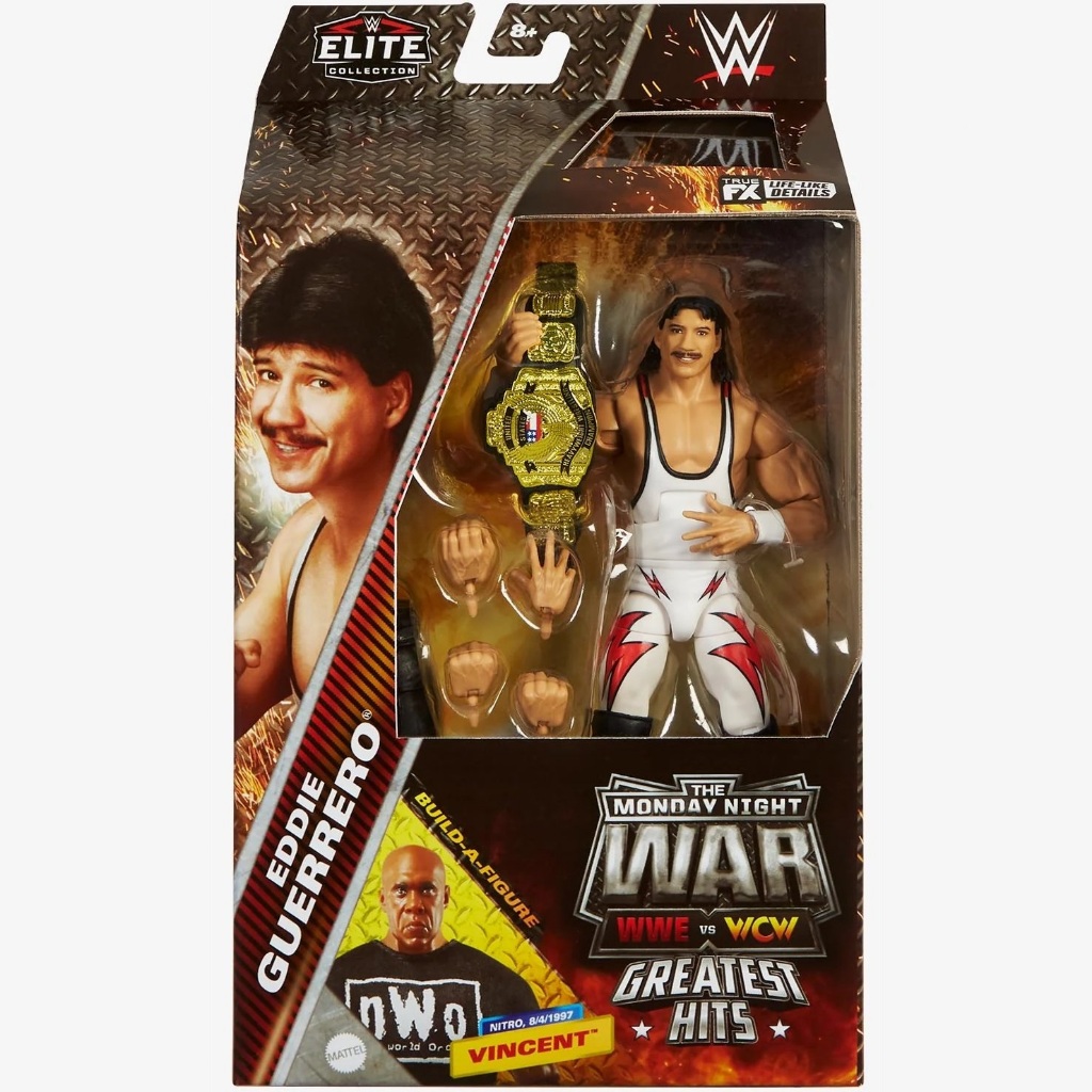 (New - Nguyên Seal) Mô Hình WWE Eddie Guerrero - Elite The Monday Night War Greatest Hits Series 1 (
