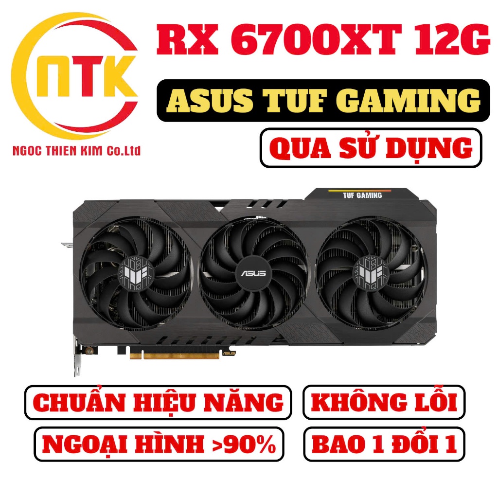 CARD ĐỒ HỌA/ VGA/ AMD RX 6700XT/ RX 6600XT/ RX 5600XT GIGABYTE/ ASUS/ MSI/ SAPPHIRE - QUA SỬ DỤNG