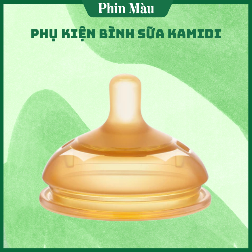 Phụ kiện bình sữa kamidi,núm thay thế kamidi,núm vịt,vòi hút,dây ống hút...