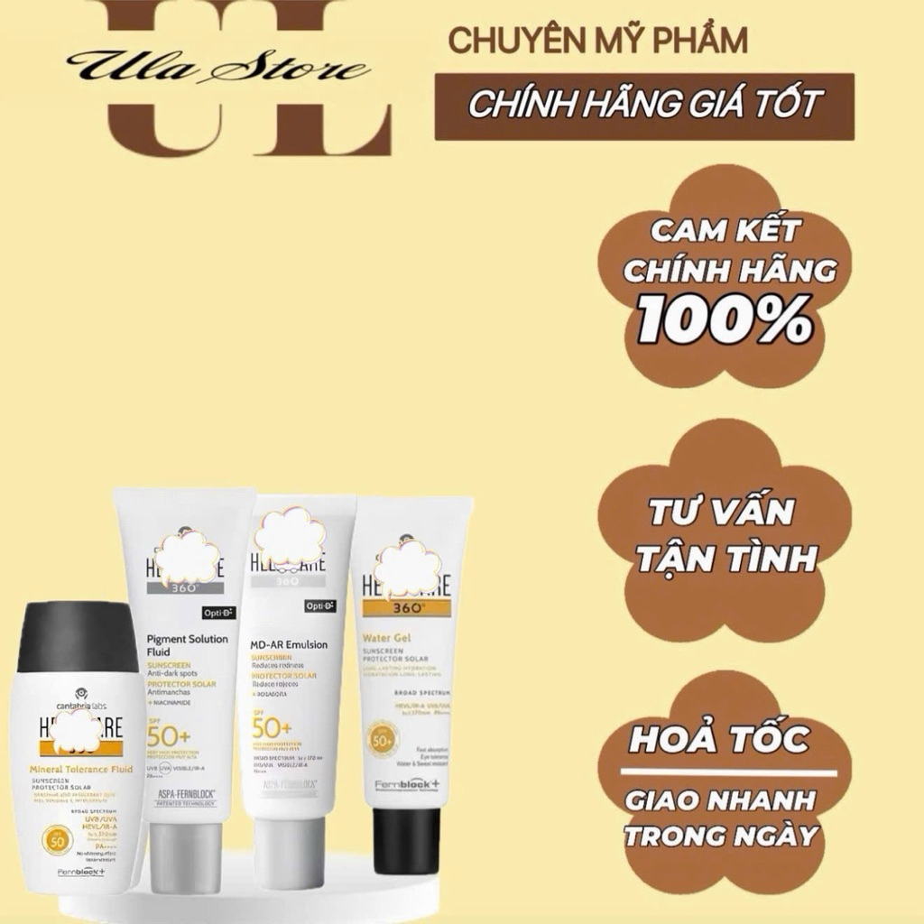 [Link Mới] Kem Chống Nắng Quang Phổ Rộng Heli.o𝐜𝐚𝐫𝐞 Mineral / Pigment / Water Gel/ MD A-R Emulsion
