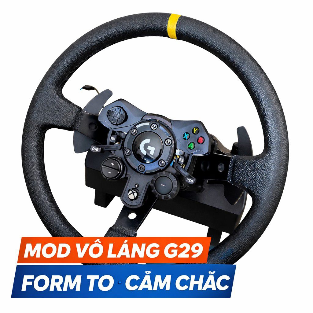 3D Printed Steering Wheel Mod Kit for Logitech G29 G923 G920 DIY Upgrade Sim Racing