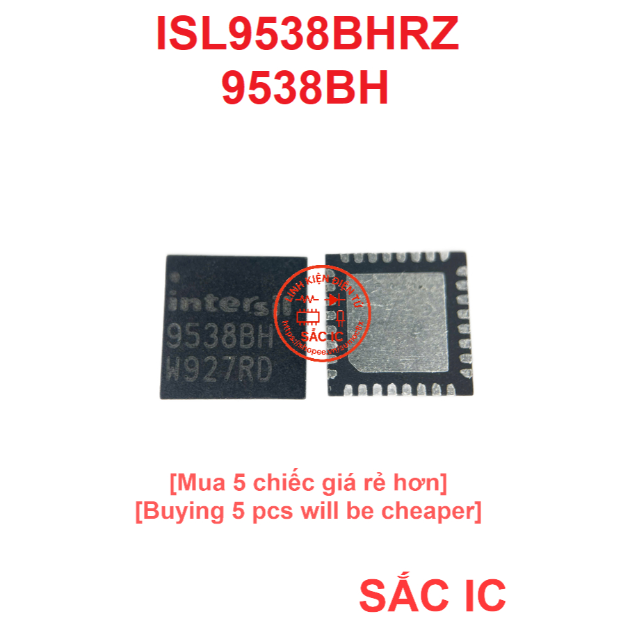 [I84] ISL9538BHRTZ ISL9538BHRTZ-T 9538BH 9538 ic nguồn trên bo mạch - Mới nguyên bản - Original NEW