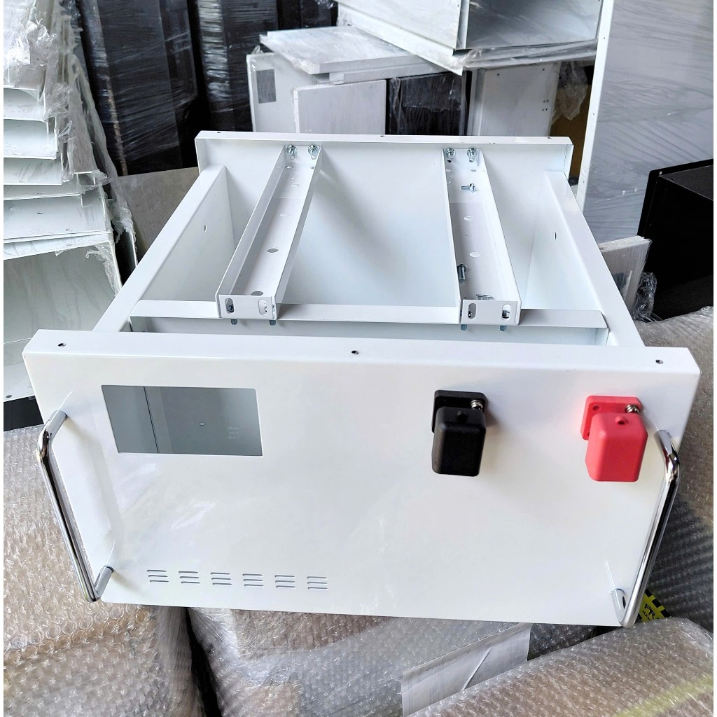 Vỏ thùng CNC đựng Pin Lithium 25.6v 280Ah/314Ah Lifepo4 (cắt sẵn lỗ màn hình 3.2in)