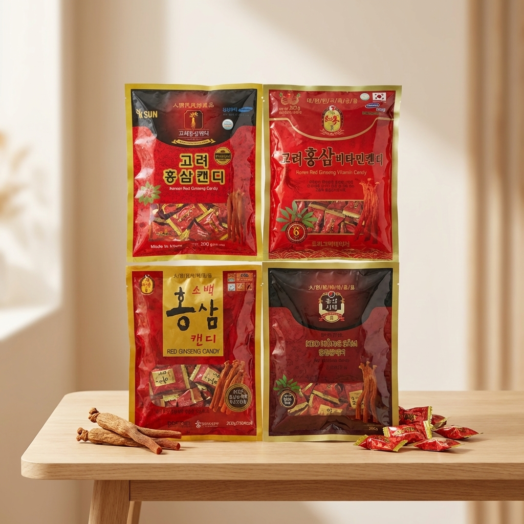 KẸO HỒNG SÂM 200GR HÀN QUỐC