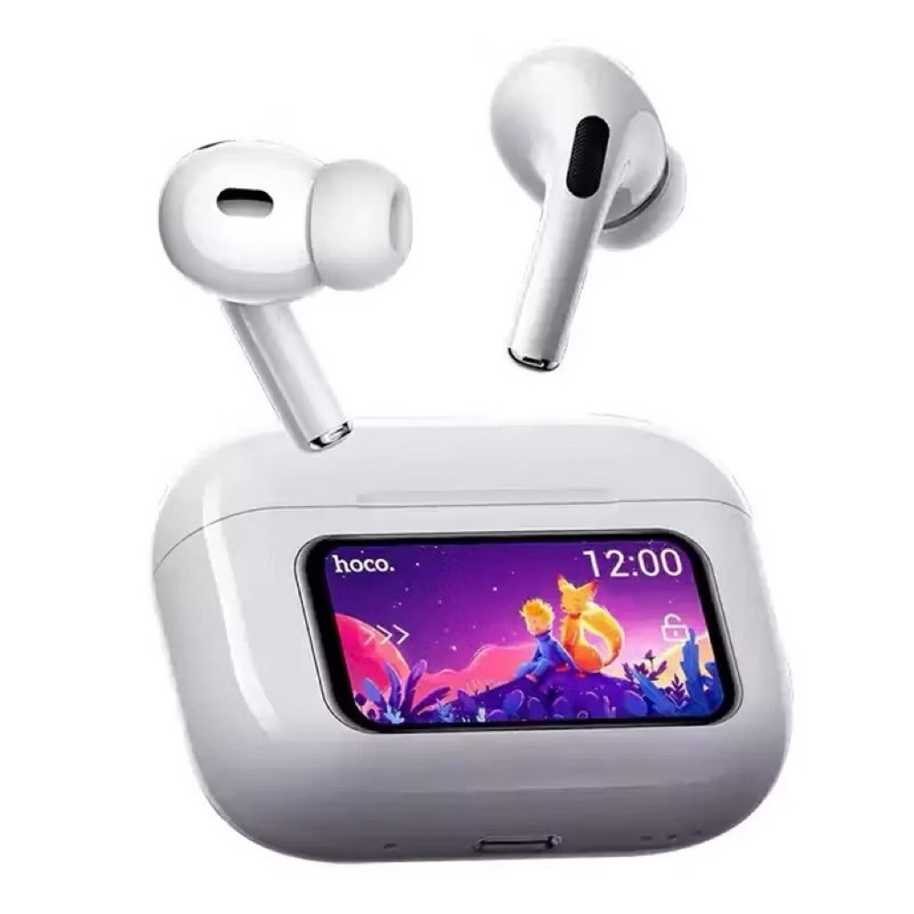 Tai nghe Bluetooth nhét 2 tai Hoco EW72 có màn hình HD.