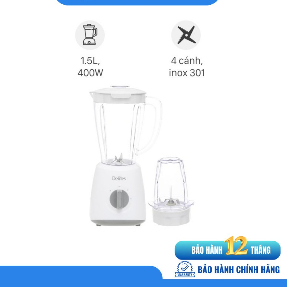 Máy xay sinh tố đa năng Delites BL2009 chính hãng 100% hàng trưng bày mới 98-99% bảo hành 12 tháng