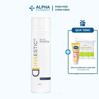 Toner Hỗ Trợ Giảm Mụn Làm Sạch Bã Nhờn Hyaestic BHA 2% Pore Refining - 150ml