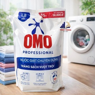 OMO Professional 4.5KG Nước Giặt Chuyên Dụng - Dùng Cho Máy Giặt Cửa Trước